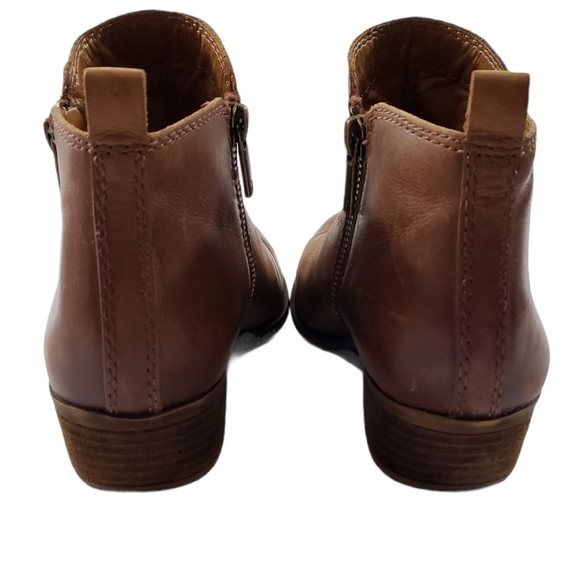 Lucky Brand Basel 6.5 M Cognac Zipper Ankle Boot - Picture 7 of 9